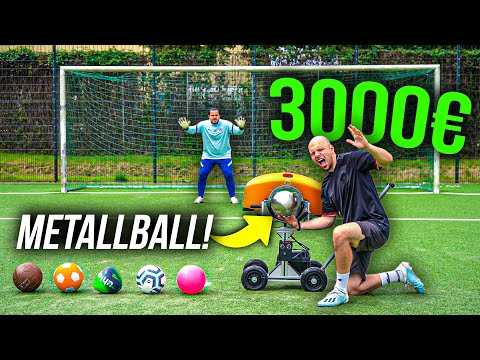 MULTI BÄLLE VS BALLMASCHINE FUßBALL CHALLENGE