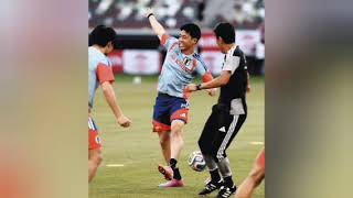 【サッカー日本代表】アイスランド戦の”花道交代”から5日…前主将の吉田麻也が「サポート選手」で急転直下の再合流　現主将の遠藤航は全体練習不在