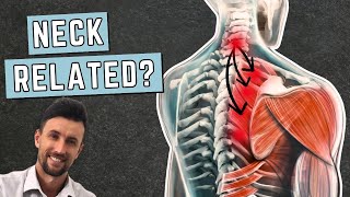 When Your Shoulder Blade Pain is Neck-Related