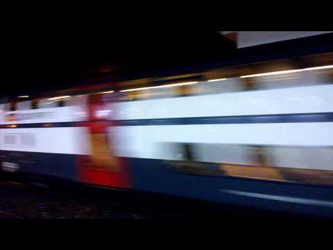 Speeding Swiss Train at Allaman