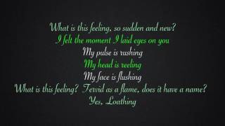 What Is This Feeling?  Lyrics -WIcked