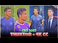 Cristiano Ronaldo 2017 - Best 4k Clips + CC High Quality For Editing 🤙💥 #part9