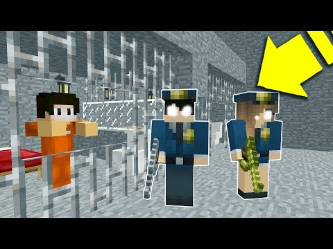 POLİS HEROBRİNE BENİ TUTSAK ALDI! 😱 - Minecraft