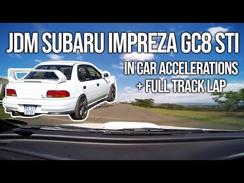 JDM Subaru Impreza GC8 STi - Track Accelerations Compilation