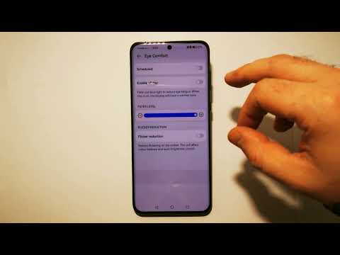 HUAWEI P60 PRO: How to turn on eye comfort mode | Step-by-Step Guide
