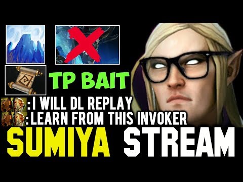 Insane Icewall & TP Bait Against Visage | Sumiya Invoker Stream Moment #163