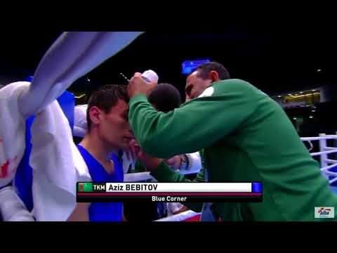 Bachkov H.(ARM) VS Bebitov A.(TKM) World boxing championships 2015 DOHA 64 kg