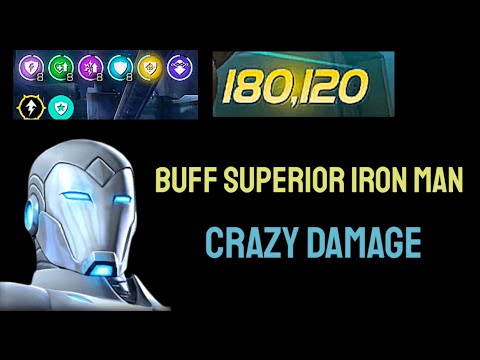Buffed Superior Iron man showcase |Crazy damage| - Marvel Contest of Champions