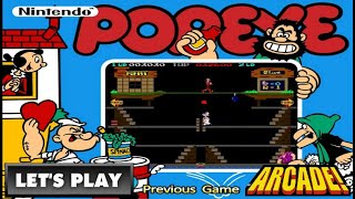LET'S PLAY: POPEYE (ARCADE - With Commentary)