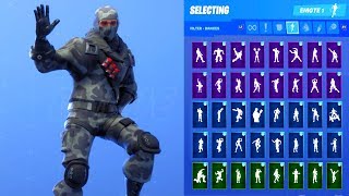 HAVOC SKIN SHOWCASE WITH ALL FORTNITE DANCES &amp; EMOTES