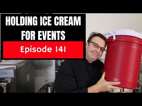 Holding Ice Cream For Events