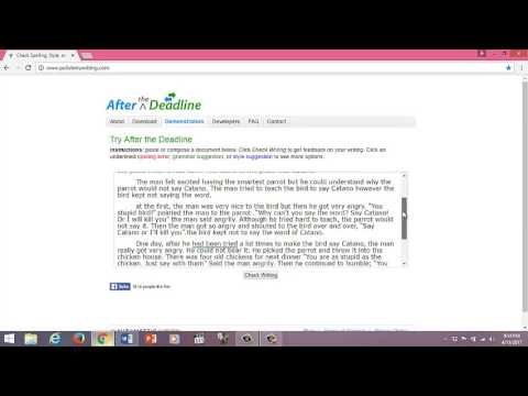 How to check our text with "POLISH MY WRITING".