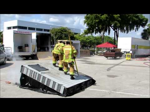 Boca Raton Fire Rescue Expo 2014 - Roof Ventilation Demonstration