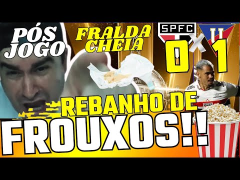 REBANHO DE FROUXOS! SPFC 0X1 LDU l HUMILHAÇÃO E VERGONHA NO MORUMBIS l ATACANTES PIPOQUEIROS .