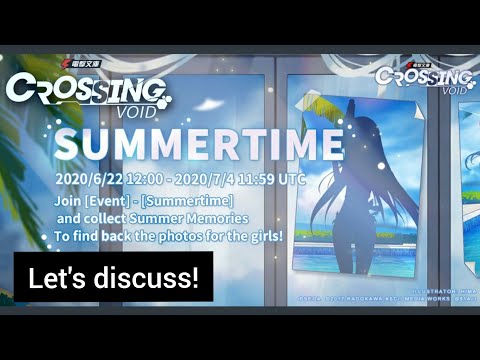 Crossing void - New event! (Summer girls coming soon!?)