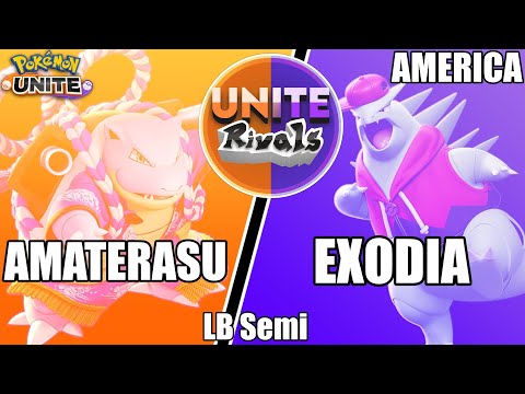 Amaterasu vs Exodia - Unite Rivals NA Championship LB Semi - Pokemon Unite Tournament