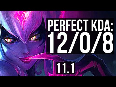 EVELYNN vs TALIYAH (JUNGLE) | 12/0/8, 79% winrate, 8 solo kills, Legendary | TR Diamond | v11.1
