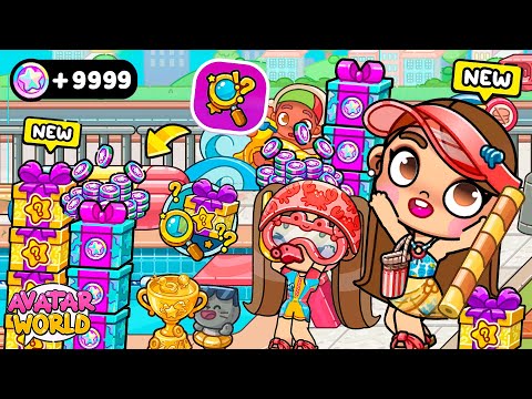 How to GET ALL THE COINS AND SECRETS of the POOL 🤩 New Update in Avatar World