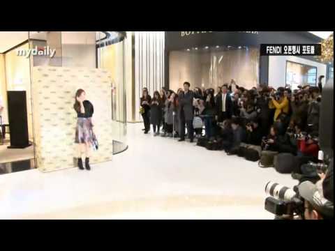 [Mydaily] 141125 宋智孝(Song Ji Hyo) Jessica - FENDI蚕室乐天购物广场开店活动