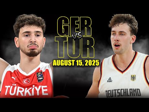 Germany vs Turkey Full Game Highlights - August 15, 2025 | Eurobasket 2025