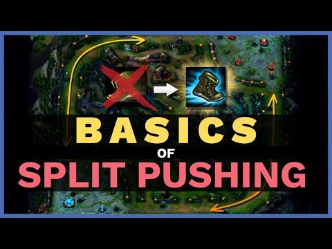 The NEED TO KNOW Basics for Split Pushing! | Skill Capped