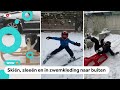 Jullie filmpjes van sneeuwpret en sneeuwkunstwerken