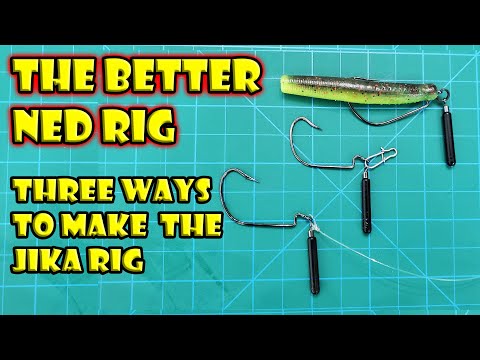 Three Ways to make the Jika Rig (Bass Fishing Hacks)
