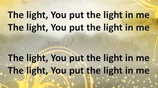 The Light in Me ~ Brandon Heath **Lyric Video**