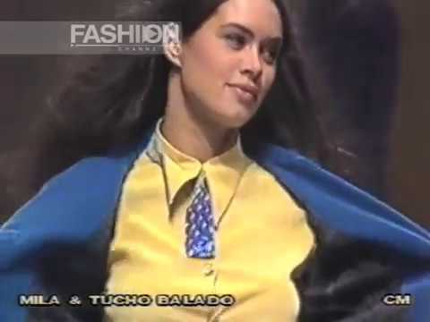 "Mila & Tucho Balado" Autumn Winter 1990 1991 Madrid Pret a Porter Woman by Canale Moda