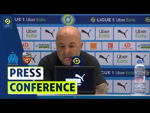 Press Conference OLYMPIQUE DE MARSEILLE - FC LORIENT (4-1) / Week 10 - Ligue 1 Uber Eats / 2021-2022
