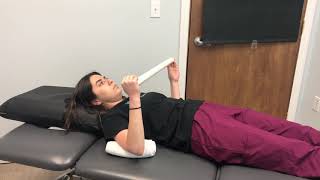 Active Assisted Shoulder External Rotation with Wand