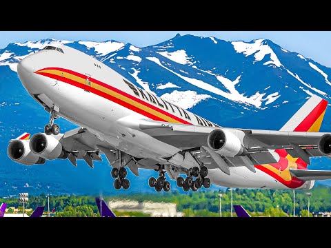 ✈️ 90 STUNNING TAKEOFFS & LANDINGS 🇺🇸 Anchorage Airport Plane Spotting in Alaska [ANC/PANC]