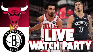 Chicago Bulls vs Brooklyn Nets Live Watch Party