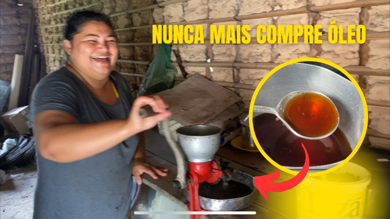 Aprenda como fazer Azeite de Coco Babaçu em casa - Passo a Passo
