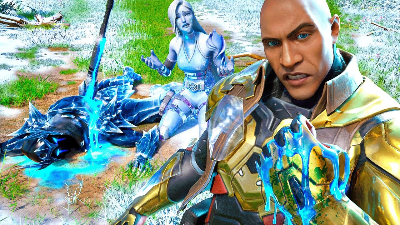 ICE KING VS The ROCK FOUNDATION - Final Fight.. Fortnite