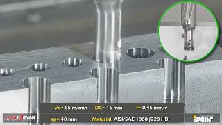 ISCAR LOGIQ3CHAM: Cabezas para Retaladrado
