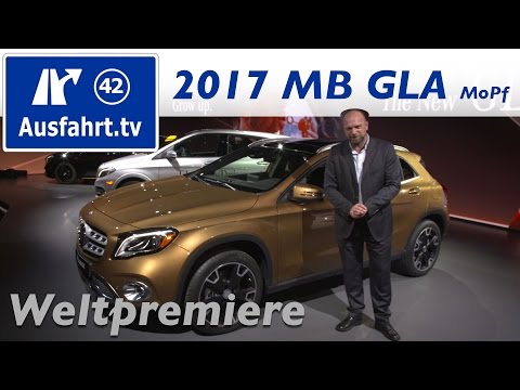 Weltpremiere  2017 Mercedes-Benz GLA Facelift MoPf X156