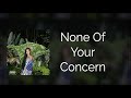 Jhené Aiko None Of Your Concern INSTRUMENTAL