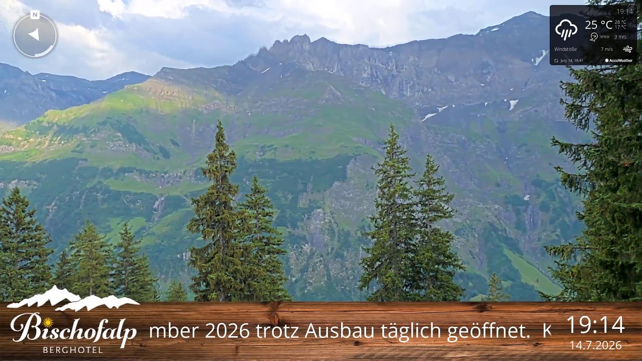 Live webcam view of Panorama Alpino en Bischofalp