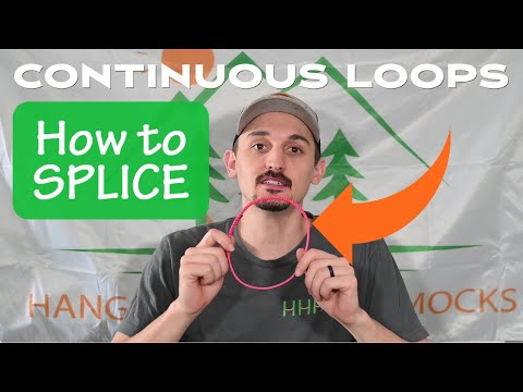 How to Splice Continuous Loops for Hammock Suspension