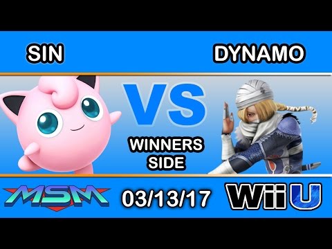 MSM 89 - DyS | Sin (Jigglypuff) Vs. 2S | Dynamo (Sheik) Winners Side - Smash Wii U