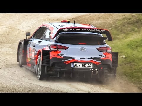 Hyundai i20 Coupè WRC Plus in action at RallyLegend 2019 w/ Thierry Neuville!