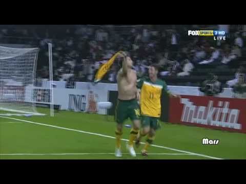 Harry Kewell puts the socceroos into the semi finals of the asian cup