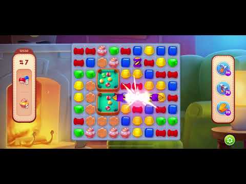 Homescapes Level 12510夢幻家園 第12510關- No boosters