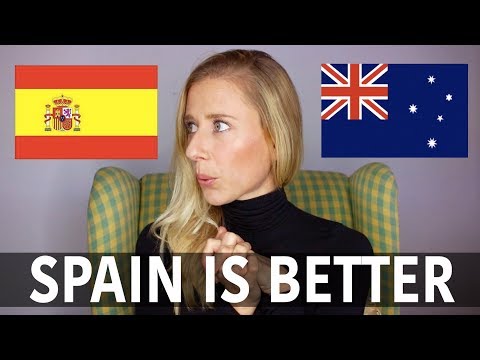 10 things better about Spain than Australia