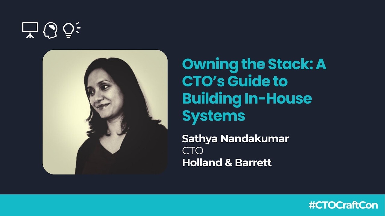 Owning the Stack A CTO’s Guide to Building In House Systems  Sathya Nandakumar, CTO, Holland & Ba