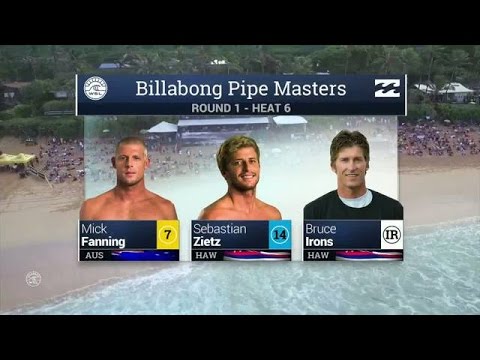 Fanning vs Zietz vs Irons - Round One, Heat 6 - 2015 Billabong Pipe Masters