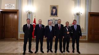 İstanbul Valisi Ali Yerlikaya, TFF Başkanı ve Dört Büyük Kulübün Başka