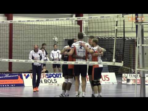 Volleybal Heren 1e div A: De Witte Olhaco H1 - Arvevo H1 [12-03-2016]