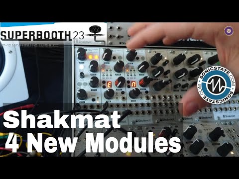 Superbooth 2023: Shakmat Modular - Built To Perform - Clocking, Kick, Hat and LPG/Filter modules